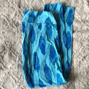 LLR TC feather leggings